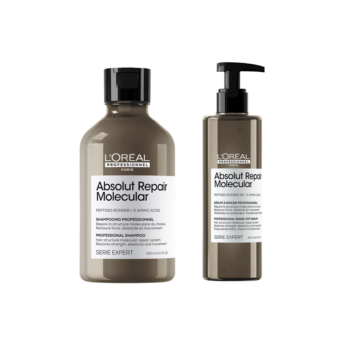 Pack absolut Repair Molecular shampoo 300 ml + sérum 250 ml