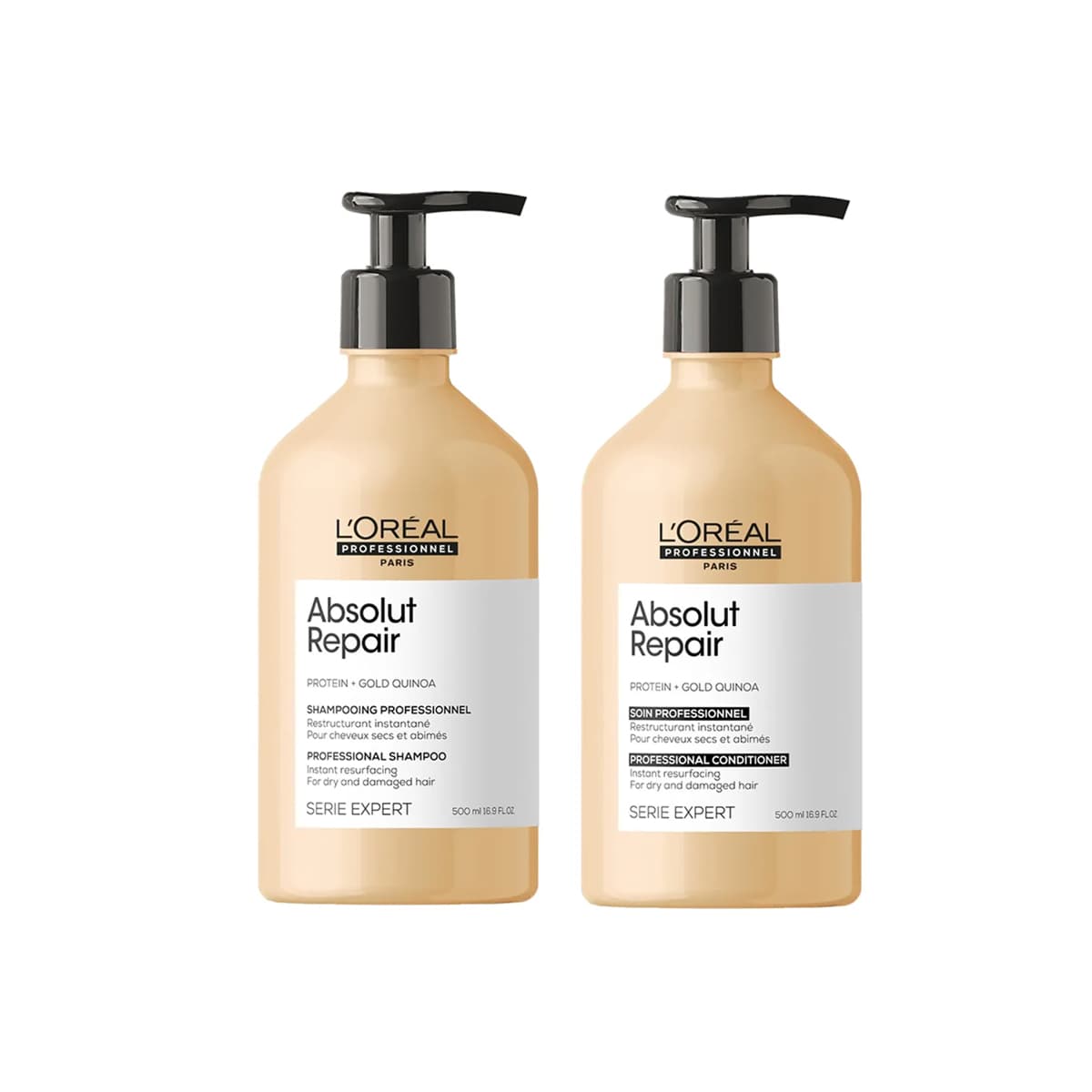Pack Absolut Repair shampoo + acondicionador 500 ml