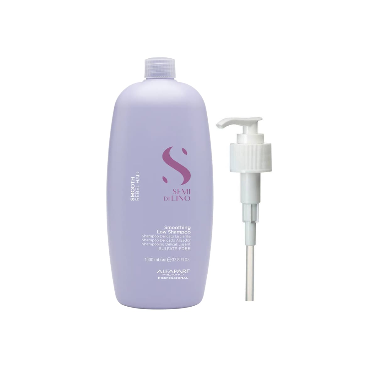 Shampoo alisador anti-frizz Semi Di Lino Smooth 1000 ml