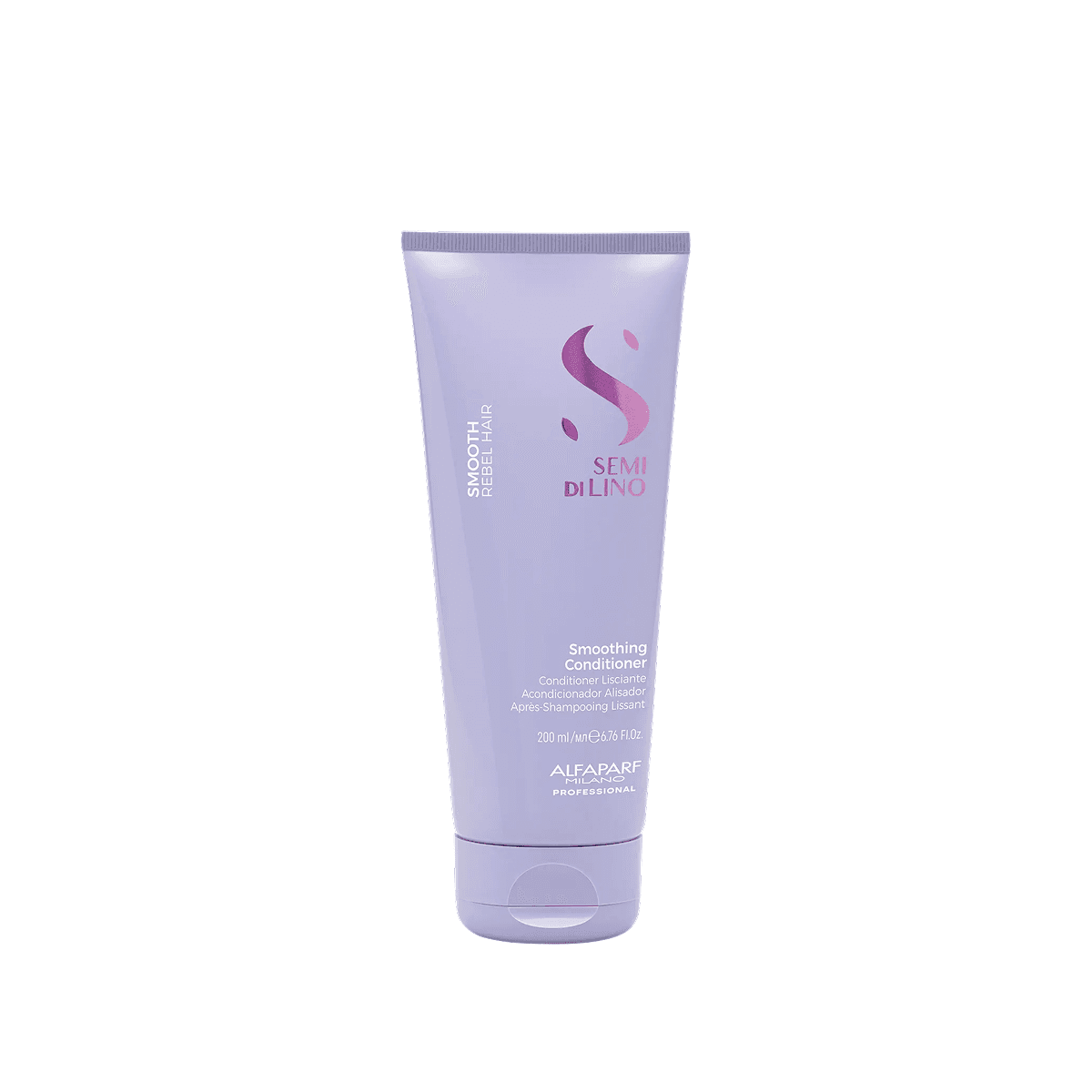 Acondicionador alisador antifrizz Semi Di Lino Smooth 200 ml