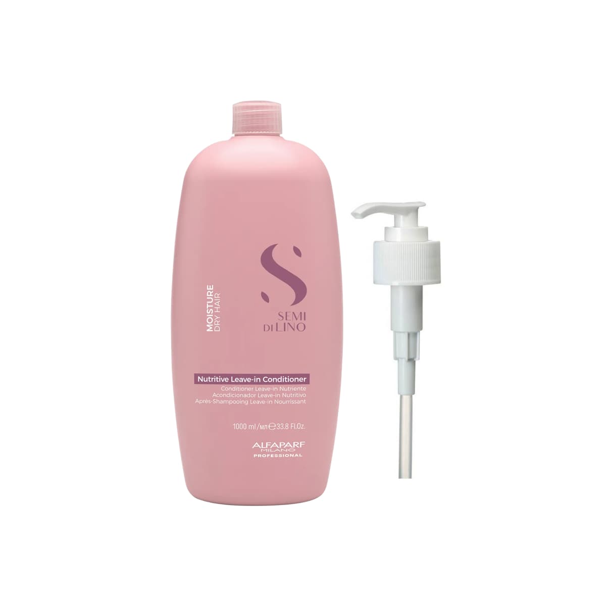 Acondicionador nutritivo sin enjuague Semi Di Lino Moisture 1000 ml