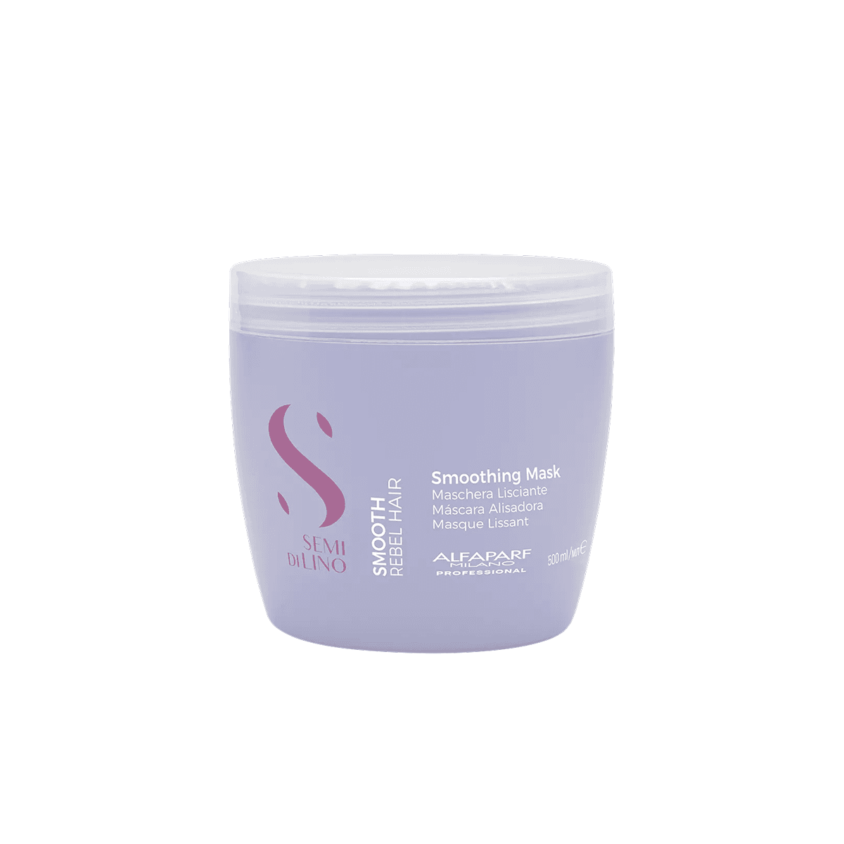 Máscara alisadora anti-frizz Semi Di Lino Smooth 500 ml