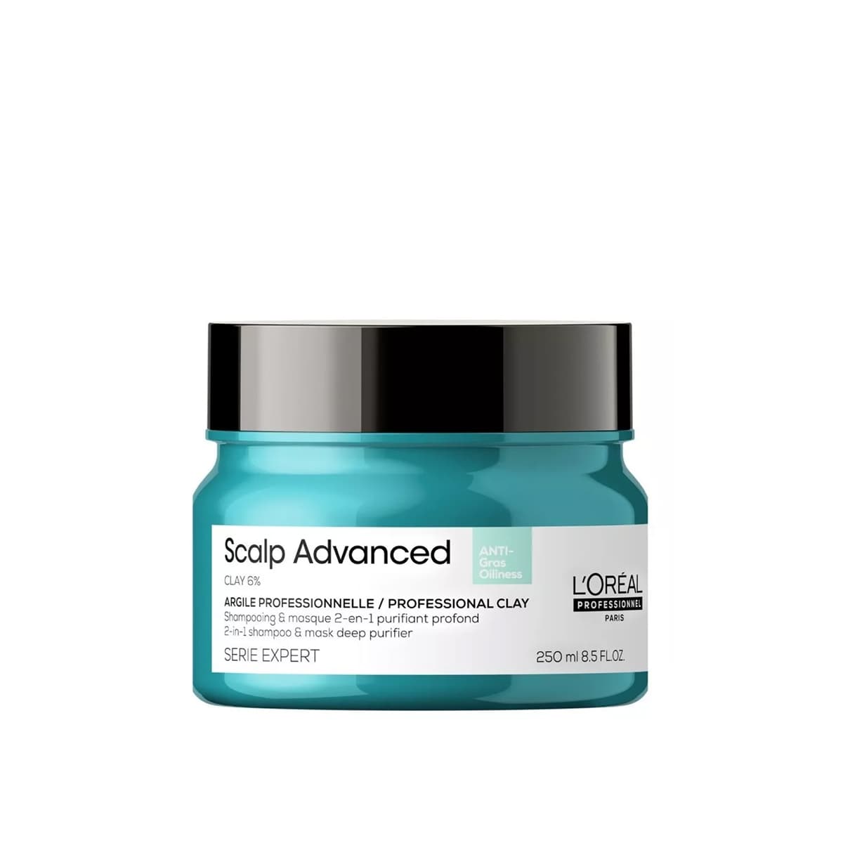 Arcilla purificante 2 en 1 antigrasa Scalp Advanced 250 ml