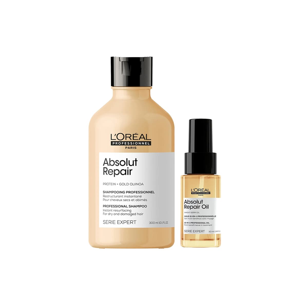 Pack absolut Repair shampoo 300 ml + aceite 30 ml