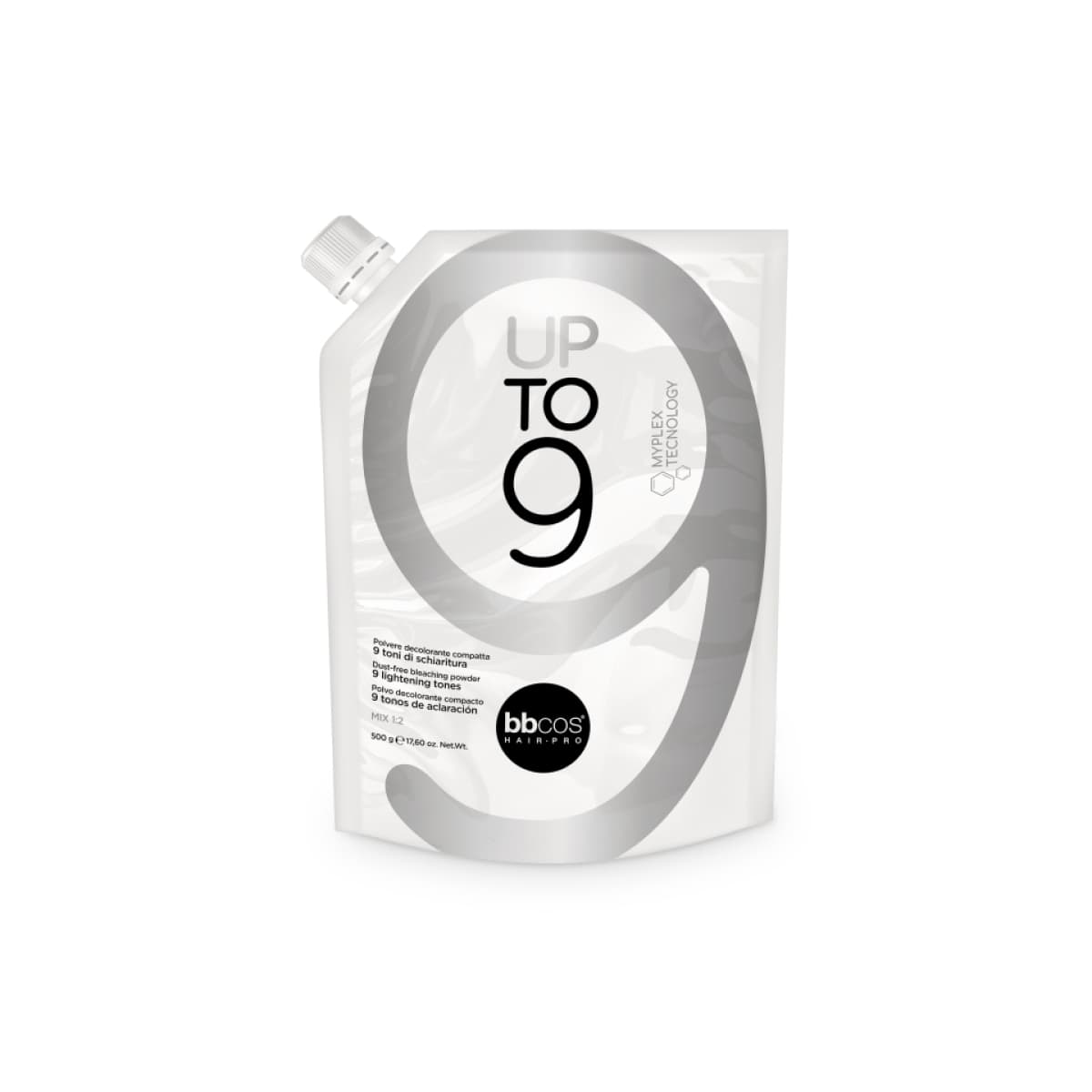 Polvo decolorante compacto UpTo9 500 gr